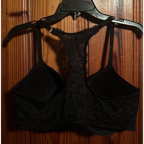 Victoria’s Secret body by Victoria push-up bra black front clasp racerback 38dd - Picture 2 of 3